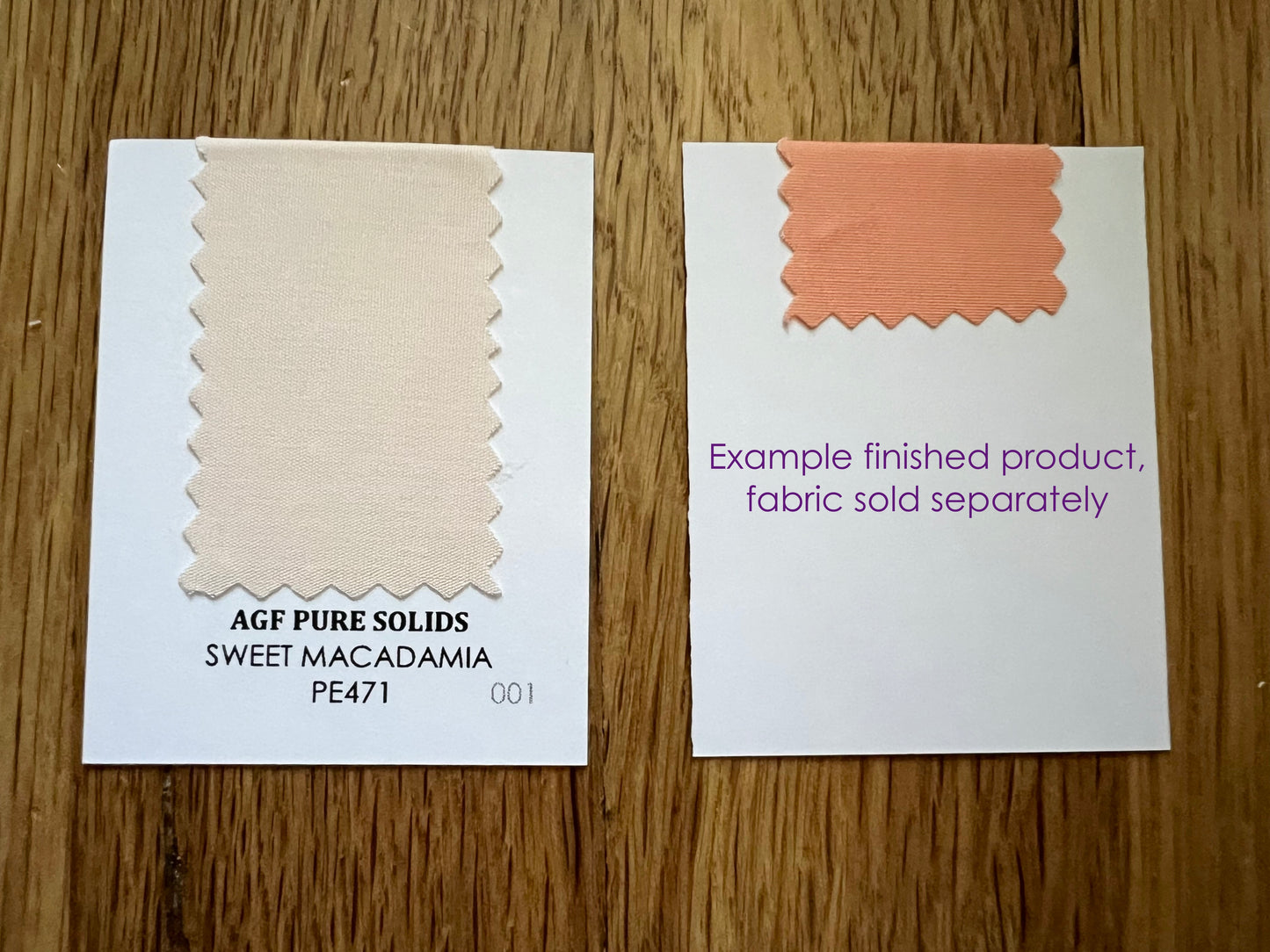 Pure Solids Printed Paper Cards for DIY Individual Fabric Swatches - 2024 current version 203 swatches