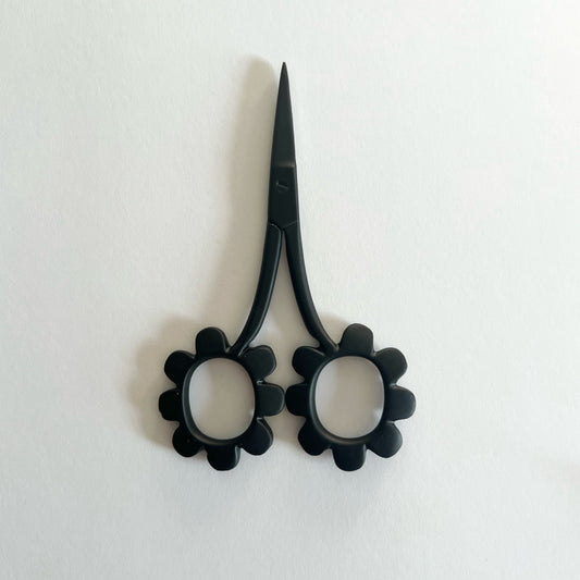 Black Flower Scissors