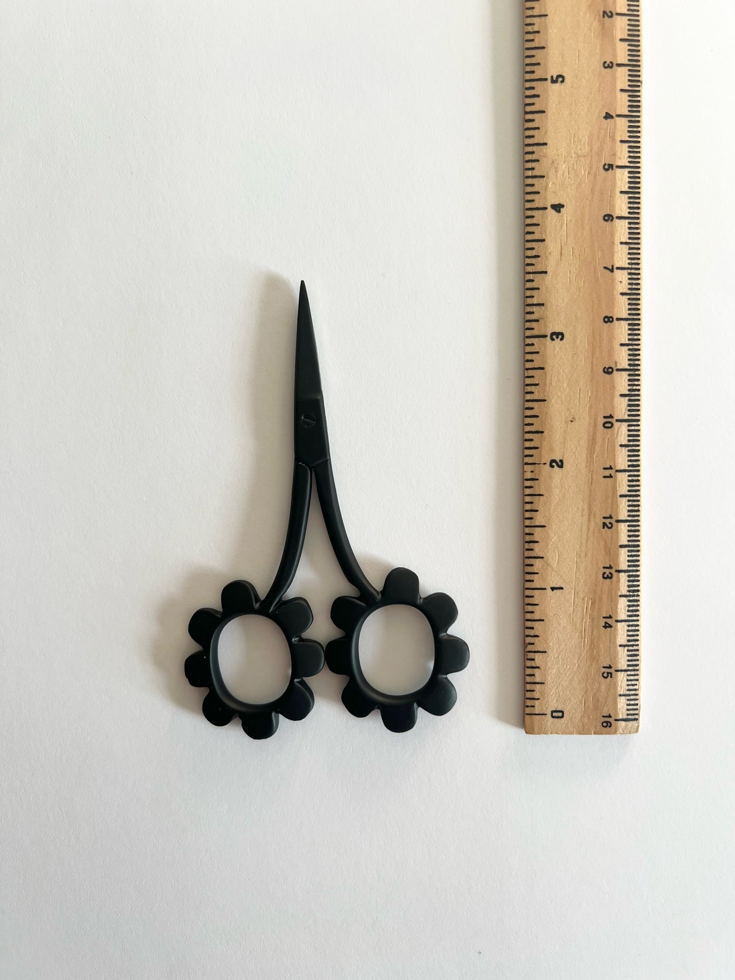 Black Flower Scissors