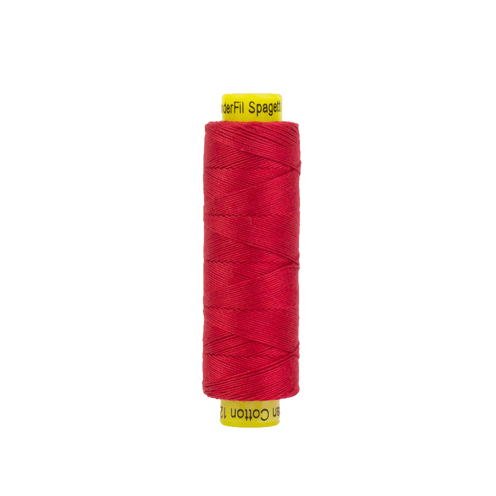 Spagetti Bright Warm Red 12 wt Egyptian Cotton Thread SP01-02