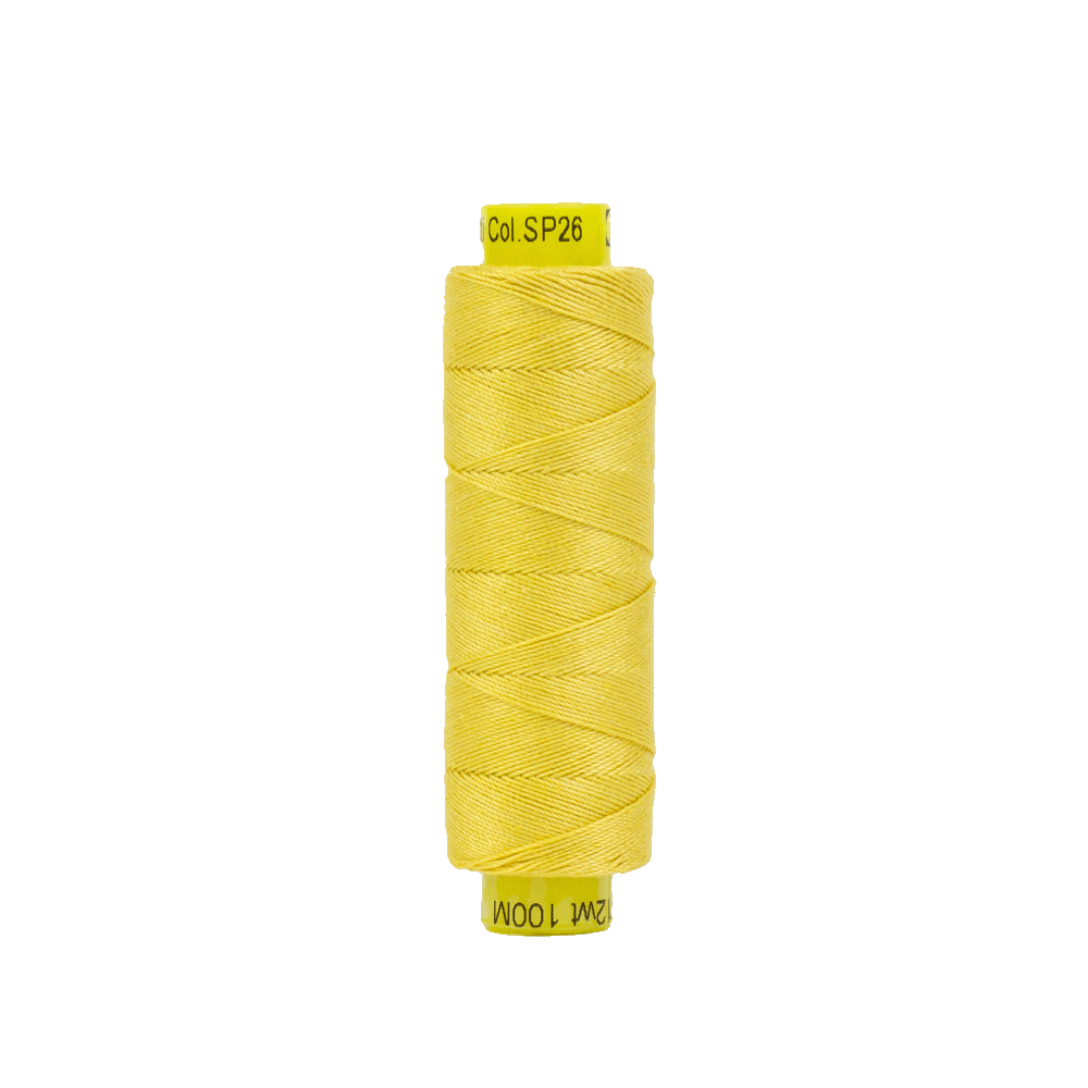 Spagetti Soft Yellow 12 wt Egyptian Cotton Thread SP26-20