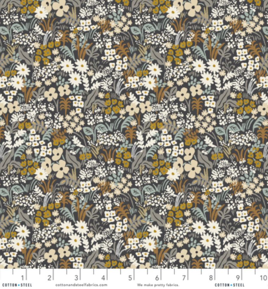 Meadow in Grey Multi Metallic