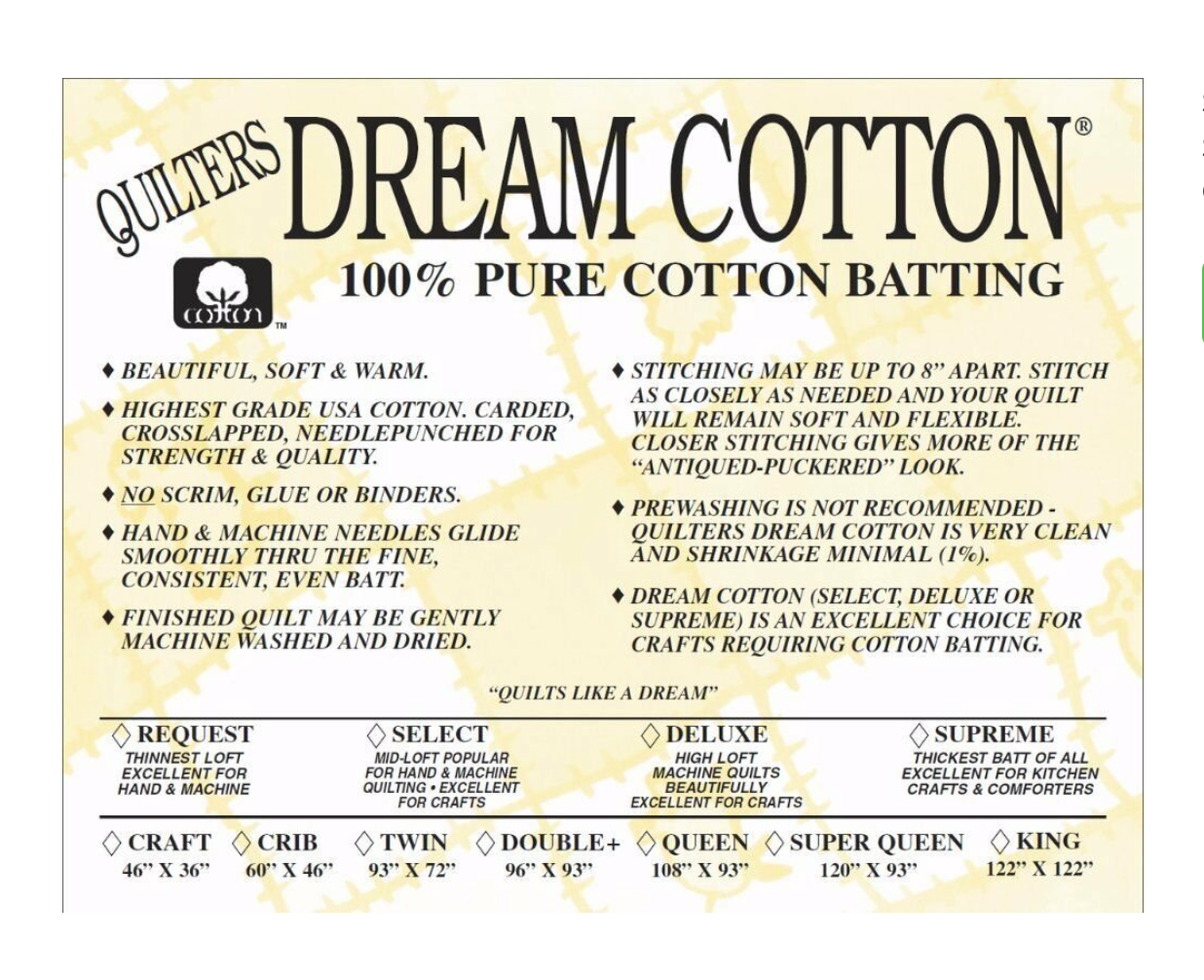 Cotton Supreme Batting